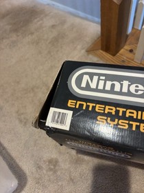 Nintendo NES Action Set System Console Empty BOX ONLY --**NO STYROFOAM**