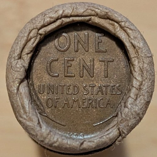 OLD BANK ROLL~UNSEARCHED~INDIAN ENDS 1883-VG (TOUGH DATE) & 1909-? VDB-(AU)