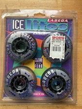 Rollerblade Wheels Labeda Ice Lites 4 Pack 72mm Purple - Made In USA