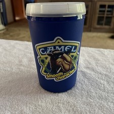 Vintage Joe Camel Smooth Character 20 oz Travel Mug w/Lid- Aladdin - Made in USA