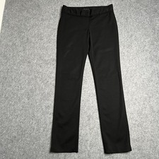 Theory Womens Wool Blend Stretch Straight Leg Dress Pants Black Size 6
