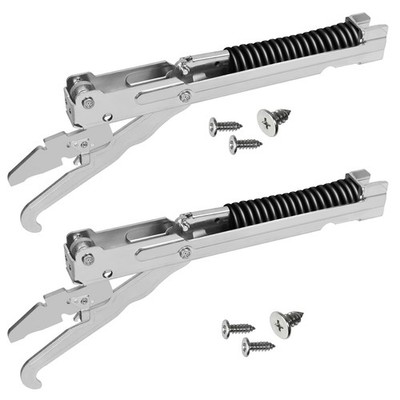 XQK 2 PCS 318024747 318024715 Oven Door Hinge Replacement Part Silver 