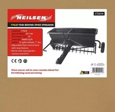 175LB Spreader Seeder Tow Behind Garden Grass Soil Fertilizer Feeder Hopper