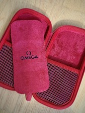 Original Omega Red Soft Travel Pouch Watch / ...