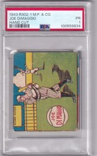 1943 R302-1 M.P. & Co Joe DiMaggio PSA 1 - New York Yankees