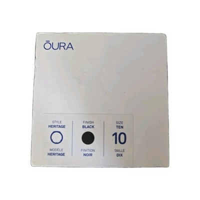 NEW(Open Box)- Oura Ring Gen 3(Heritage Black) - Size 10 | eBay NEW(Open Box)- Oura Ring Gen 3(Heritage Black) - Size 10 | eBay