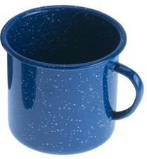 GSI ENAMELWARE 12 OZ COFFEE MUG BLUE 