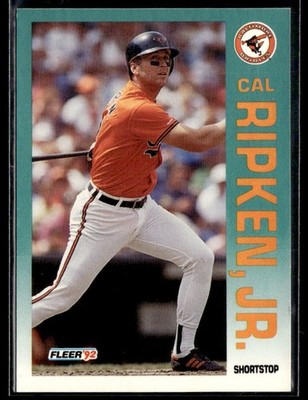 1992 Fleer #26 Cal Ripken Jr. Orioles Baseball Card 0401E