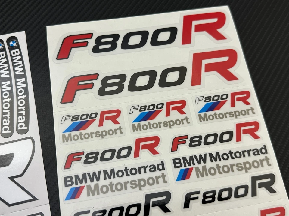 Motorrad Aufkleber Grafik stickers decals für BMW F800R Laminiert Rot - Bild 4 von 4