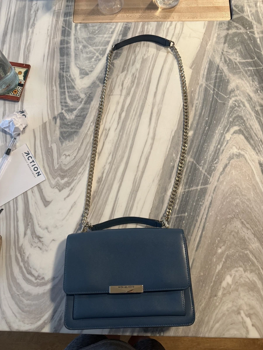 Michael Kors Leather Exterior Blue Bags & Handbags for Women for