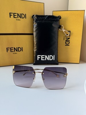 FENDI FIRST CRYSTAL FE4082US 30Y Gold Purple Gradient Women
