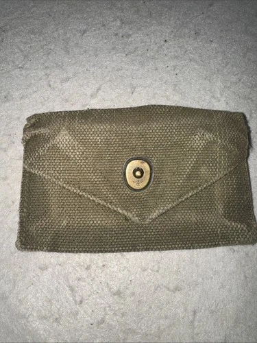 US Military Issue WW2 Medical First Aid Kit Canvas Bandage Pouch