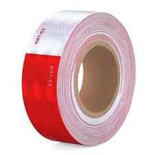 DOT-C2 Reflective Tape 2 Inch x 30 Feet Red White Conspicuity 2 IN x 30 FT