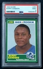 1989 SCORE BARRY SANDERS #257 ROOKIE CARD RC PSA 9