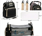 Baby Diaper Bags with Changing Station, Waterproof Diaper Bag Backpack for Moms 