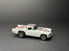 Vintage 1977 Hot wheels Black Wall '57 T-Bird White Blackwalls Toy Car Hong Kong