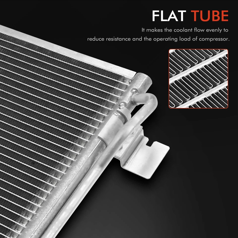 Condensador de aire acondicionado con soporte para Ford Crown Victoria Lincoln Town Car Mercury Foto 3 de 4