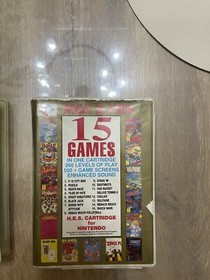 NES Maxi 15  Pack HES Nintendo  Cartridge Only  15 Games Tested And Working