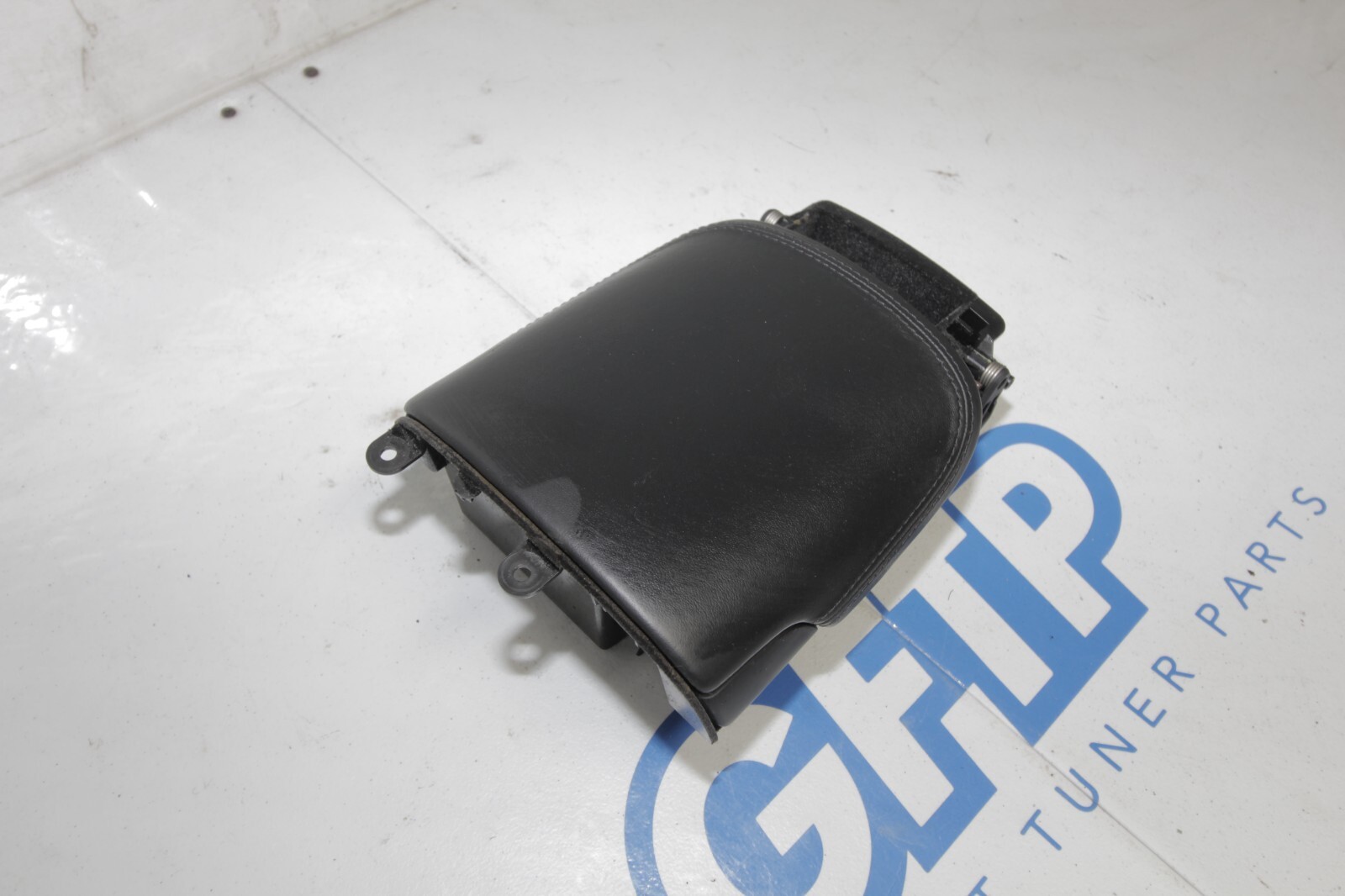 08-13 AUDI R8 4.2L V8 OEM STORAGE COMPARTMENT W/ COVER BLACK LEATHER 420863075