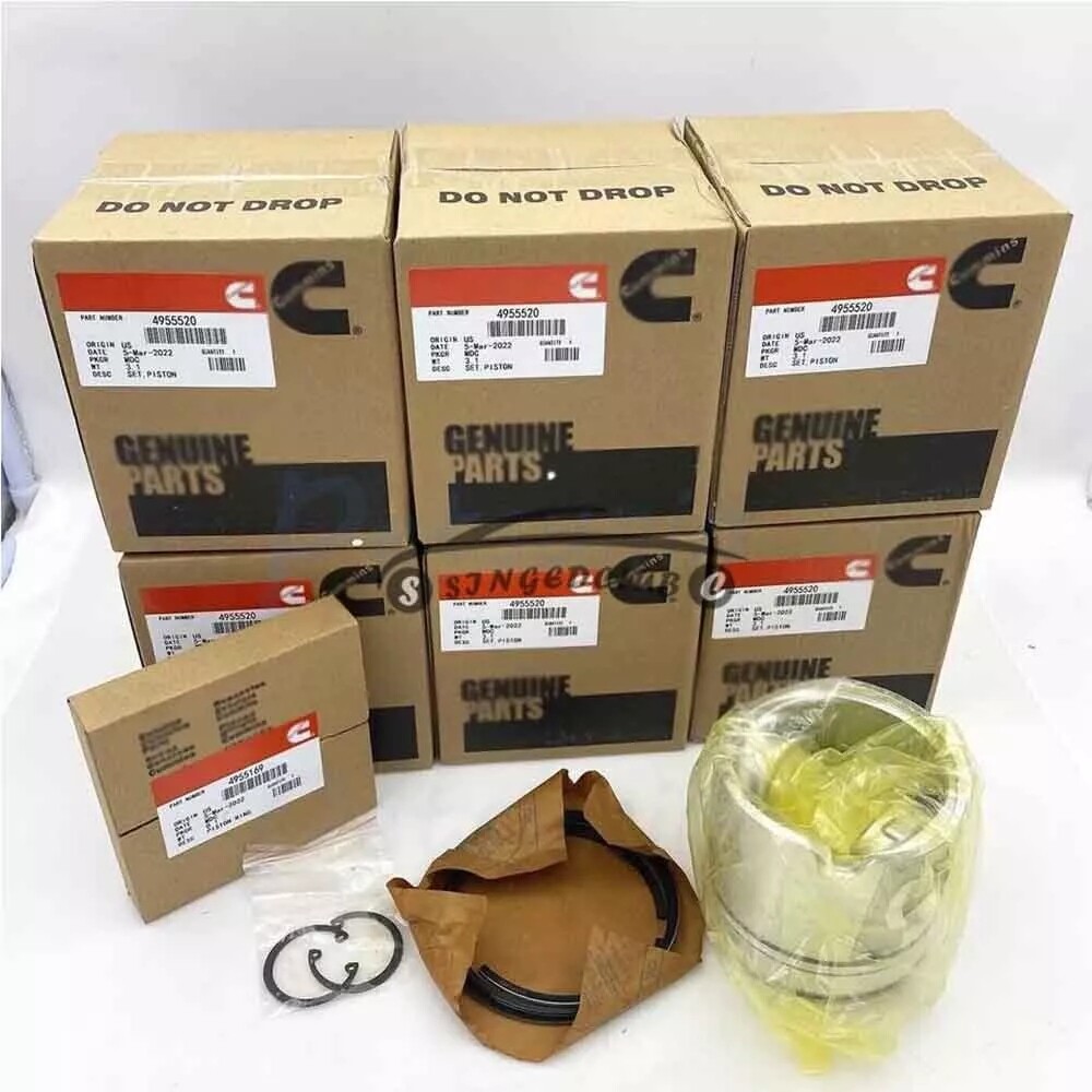 6 Pack Piston & Ring Kit for 07-19 Dodge Ram 6.7L Cummins 4955520