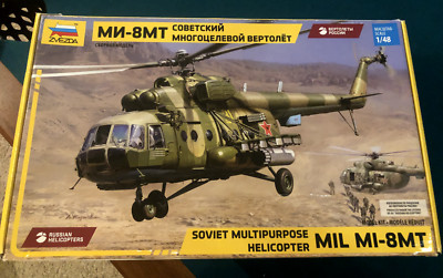 Zvezda 1:48 MN-8MT SOVIET HELICOPTER Model Kit (Factory Sealed) | eBay