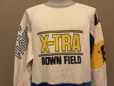 Vintage 80  s X-tra Downfield Ice Fight Crewneck Sweatshirt L