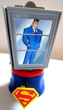 New FOUR Superman Burger King Kids Club DC ComicsCollectible Toys Spinning Booth