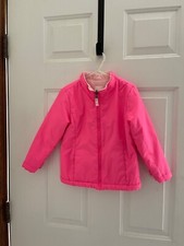 Cat  Jack Pink Zip Fleece Lined Jacket Size 5T