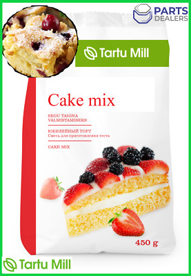 10x 450g BACKEN KUCHEN TEIG MISCHUNG EINFACHE ANWENDUNG PREMIUM QUALITÄT AUS TARTU MÜHLE 4,5kg