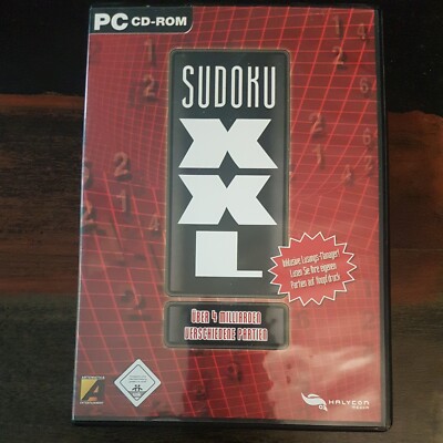 SODOKU XXL, 4 Mrd Partien, PC CD-ROM Spielspaß, Game, Zustand sehr gut