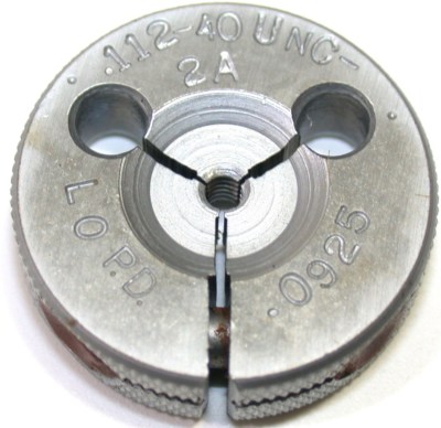 HEMCO lO THREAD RING GAGE .112-40 UNC 2A #4-40 | eBay