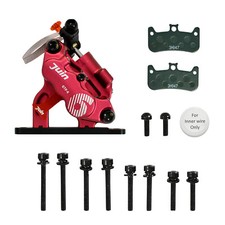 JUIN TECH GTF-6 6 Pistons FlatMount eBike CX Hydraulic Disc Brake Caliper,RD