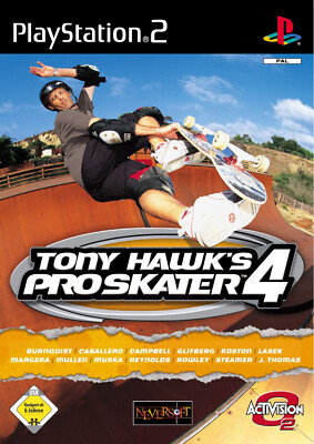 Tony Hawk's Pro Skater 4 (Sony PlayStation 2 ps2 Skateboard Board 