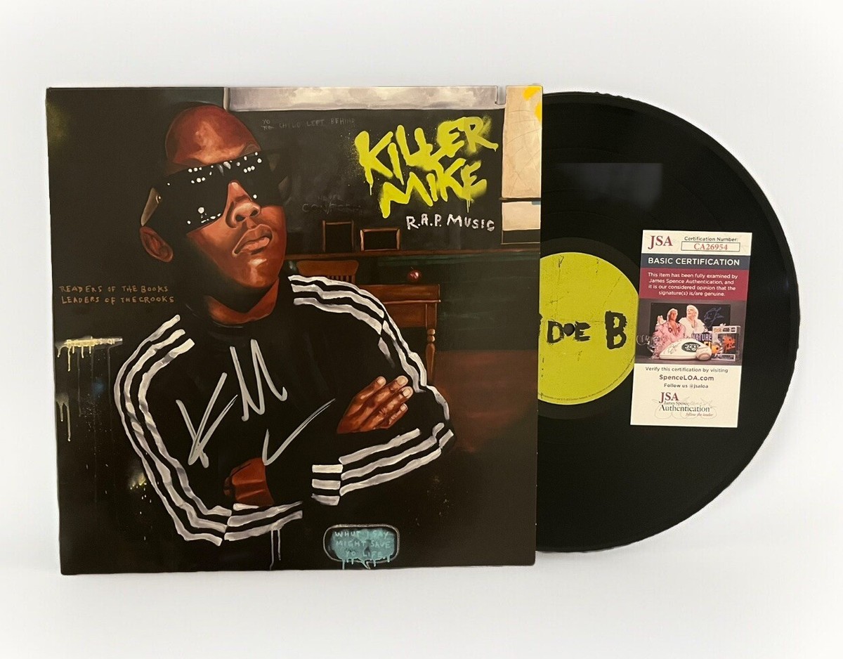 KILLER MIKE SIGNED R.A.P. MUSIC VINYL LP AUTOGRAPHED RUN THE KILLER MIKE SIGNED R.A.P. MUSIC VINYL LP AUTOGRAPHED RUN THE