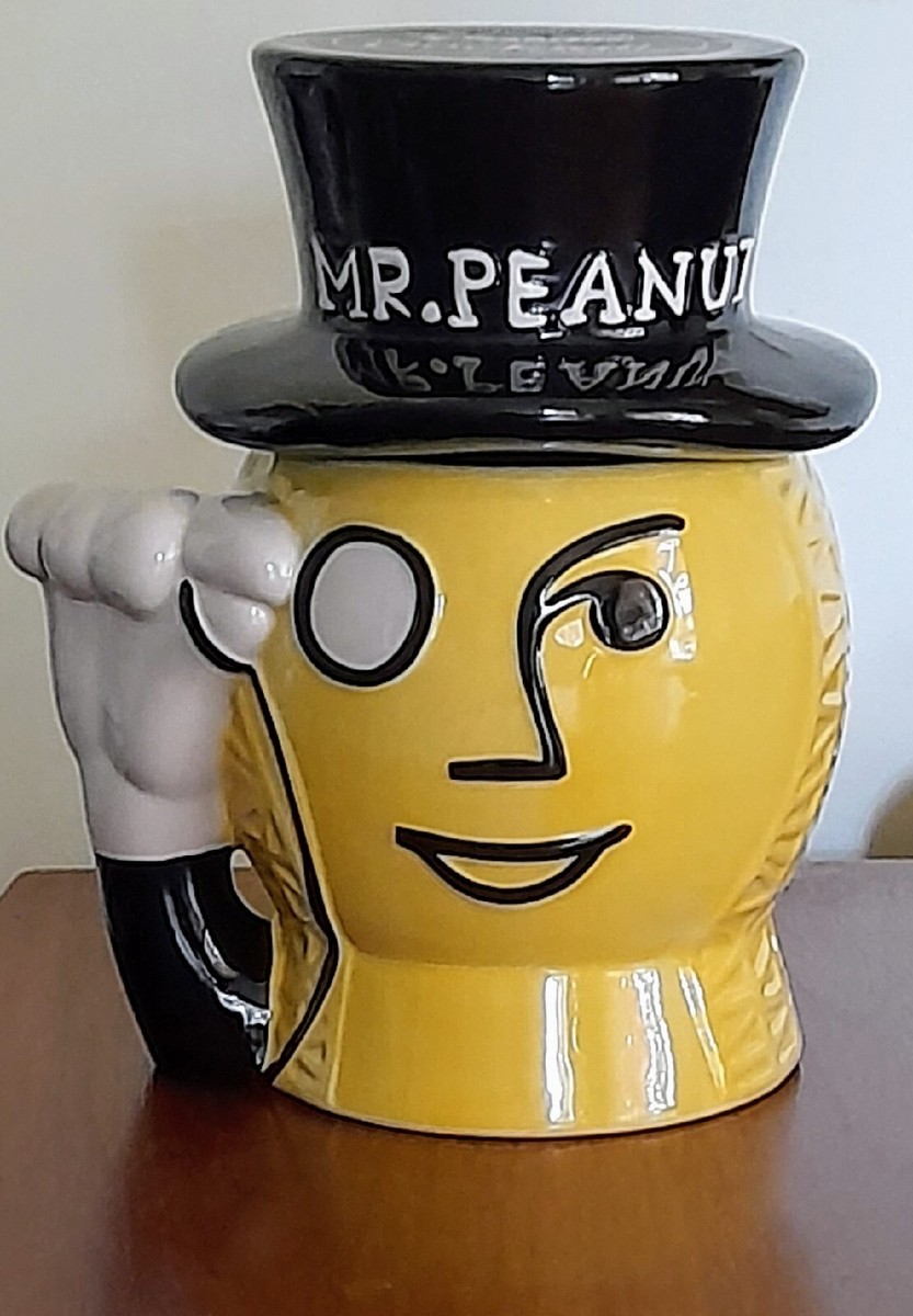 Old Mr. Peanut Cocktail Peanut Cookie Jar | eBay