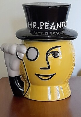 Old Mr. Peanut Cocktail Peanut Cookie Jar | eBay