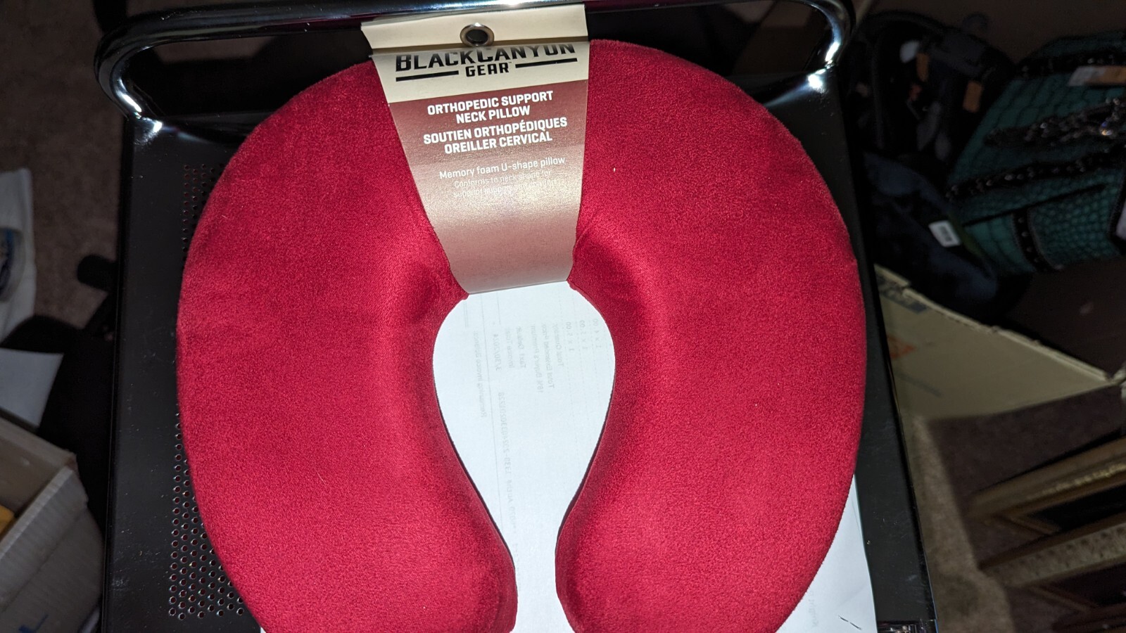 Black Canyon Gear ORTHOPEDIC SUPPORT NICK Pillow MEMORY FOAM New RED