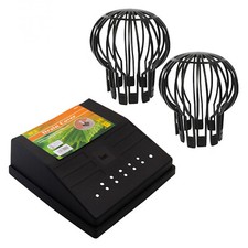 2 X Down Pipe Leaf Dirt Filter & 1 X Outdoor Drain Cover Guard Grid Protector UK