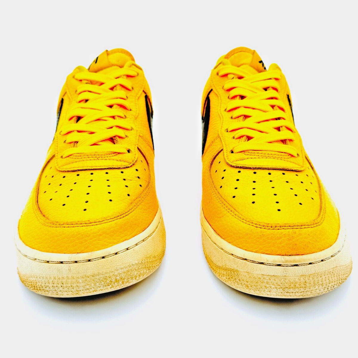 Nike Air Force 1 NBA Amarillo Mens Size 10.5 Sneaker Shoes 823511