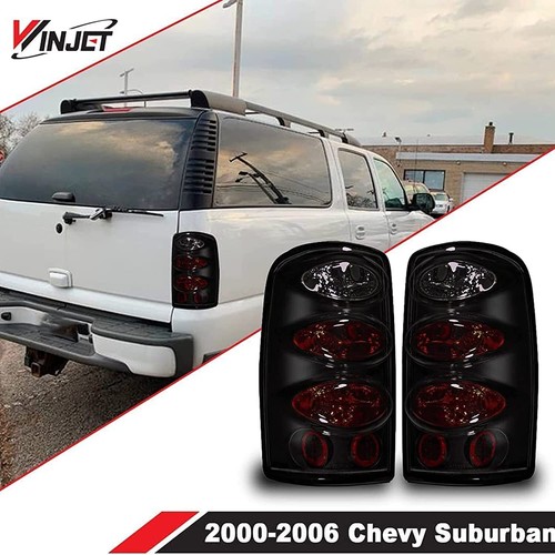 Kojem Tail Light Brake Lamp For 2000-2006 Chevy Chevrolet Suburban 1500 2500 Tahoe GMC Yukon Replacement For GM2819199 W/O Wire Harness & Bulbs Chrome - Foto 3