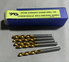 Y-G DN515222 #22 dia Straight Shank Screw Machine Length Drill Bit - Qty. 5