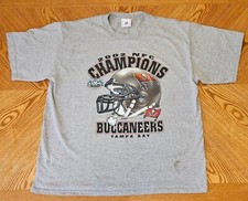 Vintage NFC Champion Buccaneers T-Shirt Tampa Bay Football San Diego Super Bowl