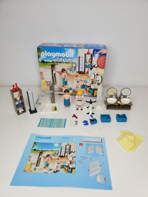 Playmobil #9268 City Life Bathroom Set Building Set