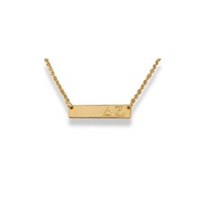 Delta Zeta Sorority Bar Necklace-New!
