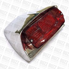 Lambretta S3 LI SX Special TV Rear Light Unit in Polished Alloy Ally 001451