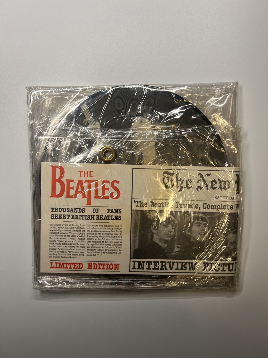 THE BEATLES: Interview 7” Vinyl Picture Disk Collection (4) New