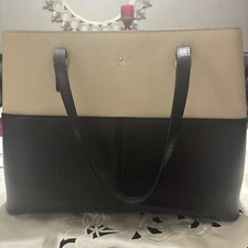 Kate Spade Luxury Handbag Black & White 