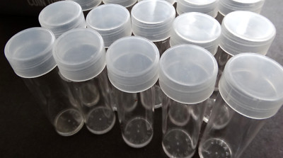 You Pick 10 Whitman Penny,Nickel,Dime,Quarter,Dollar Round Plastic Coin Tubes