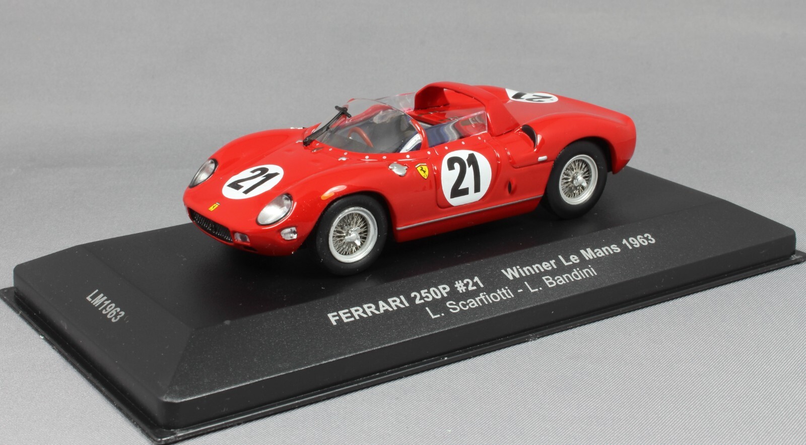 IXO Ferrari 250P Le Mans win 1963 Ludovico Scarfiotti & Lorenzo Bandini LM1963