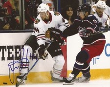 Jan Rutta signed Chicago Blackhawks 8x10 photo autographed Hawks 12